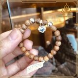  VÒNG TRẦM HƯƠNG LỤC LẠC BẠC DÀNH CHO BÉ 