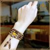  VÒNG TRẦM HƯƠNG 108 HẠT MIX ĐÁ PHÙ LIÊN CHỮ PHẬT - 6LI 