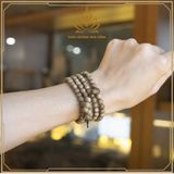  VÒNG TRẦM HƯƠNG 108 HẠT TRƠN CAO CẤP - 50 NĂM TUỔI 