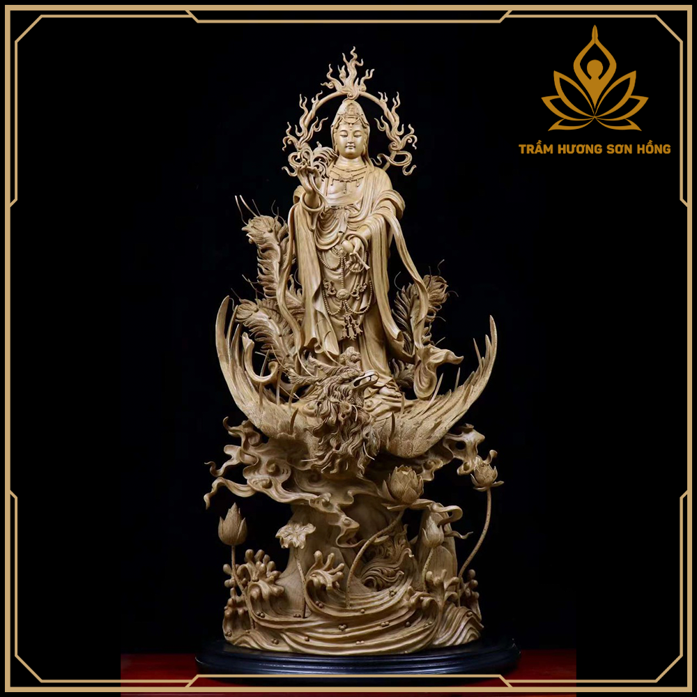  TƯỢNG PHƯỢNG HOÀNG QUAN ÂM TRẦM HƯƠNG 