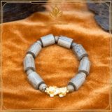  VÒNG TRẦM HƯƠNG ĐỐT TRÚC TỲ HƯU VÀNG 