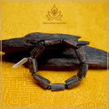  VÒNG TAY TRẦM HƯƠNG ĐỐT TRÚC CAO CẤP  - TRẦM HƯƠNG LOẠI 1 - MẪU 4 