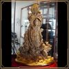  TƯỢNG TRẦM HƯƠNG PHƯỢNG HOÀNG QUAN ÂM - ĐẾ DÁT VÀNG 