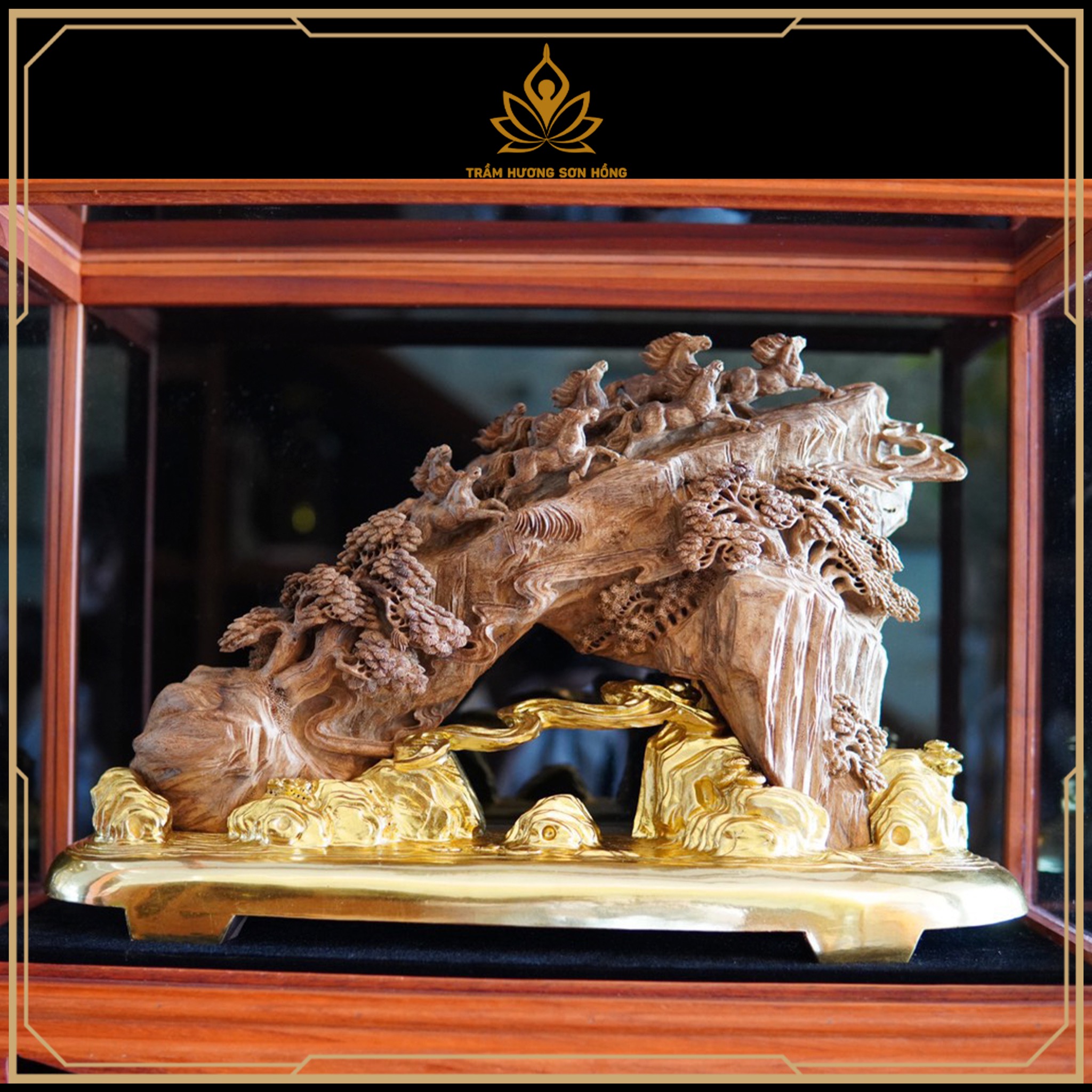 TƯỢNG TRẦM HƯƠNG MÃ ĐÁO THÀNH CÔNG - MẪU 2