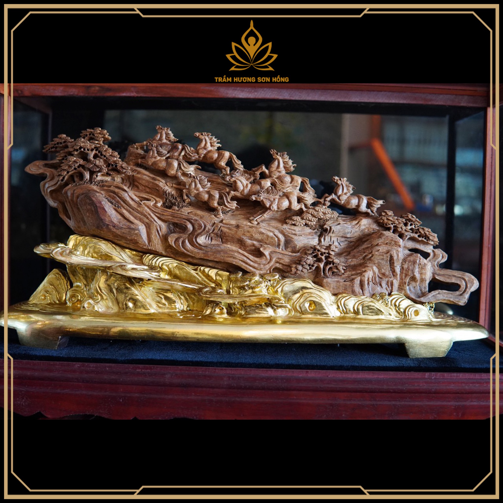 TƯỢNG TRẦM HƯƠNG MÃ ĐÁO THÀNH CÔNG - MẪU 3