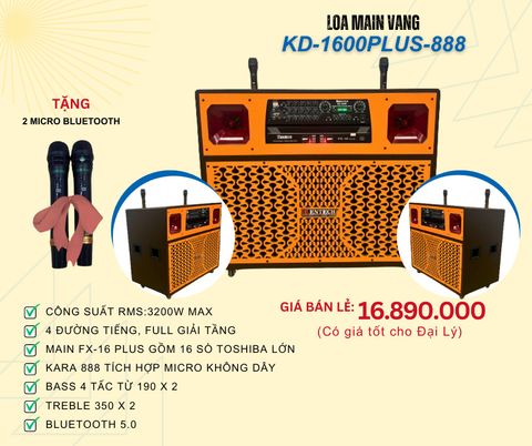  Loa Main Vang KD-1660 Plus-888 