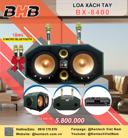  Loa Xách Tay BX-8400 