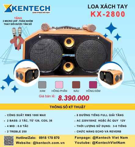  Loa Xách tay KX-2800 