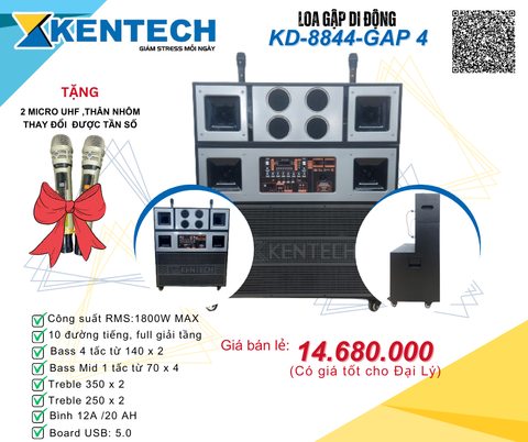  Loa Gập Di Động KD-8844-GAP4 