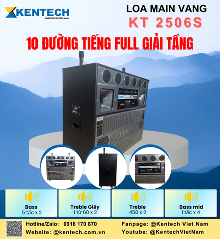  Loa Main Vang KT 2506S 