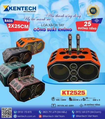  Loa Xách Tay  KT2525 