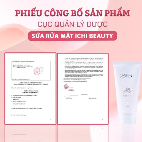  Sữa rửa mặt Ichi Beauty Nhật Bản 120g 