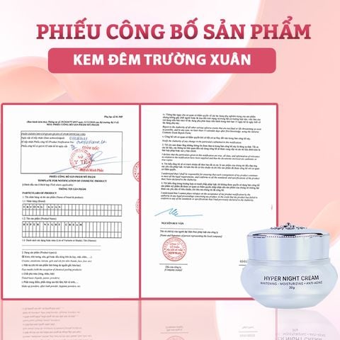  Kem dưỡng da ban đêm Trường Xuân Hyper Night Cream 30g 