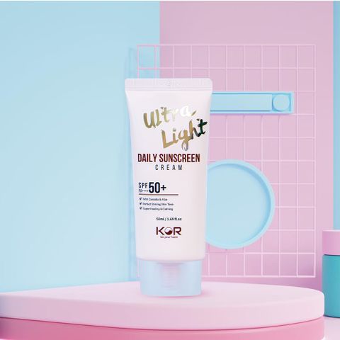  Kem chống nắng KOR Ultra Light Daily Sunscreen Cream SPF 50+ PA ++++ 