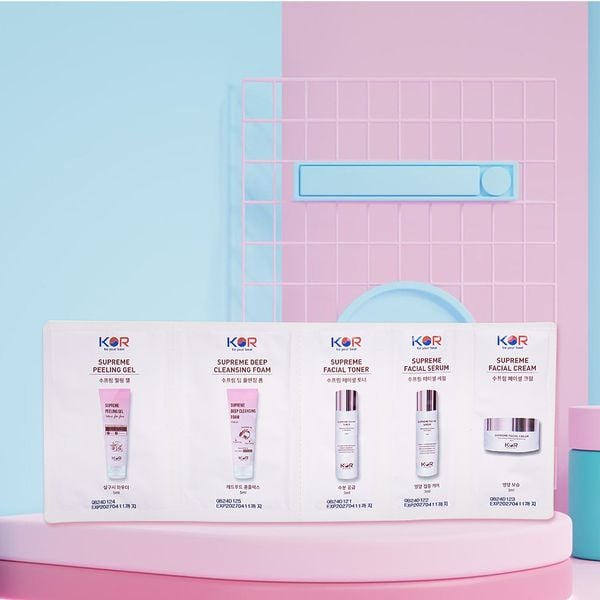  Bộ kít KOR Supreme 5 Step Travel Kit - Bộ Mỹ Phẩm Du Lịch KOR 