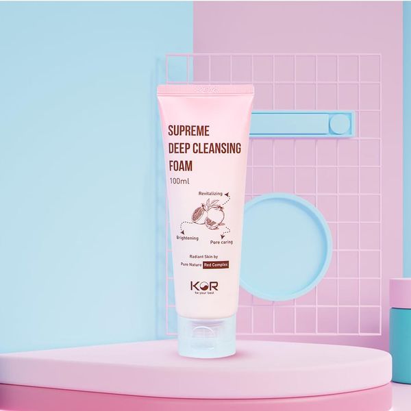  Sữa Rửa Mặt KOR Supreme Deep Cleansing Foam 100ml 