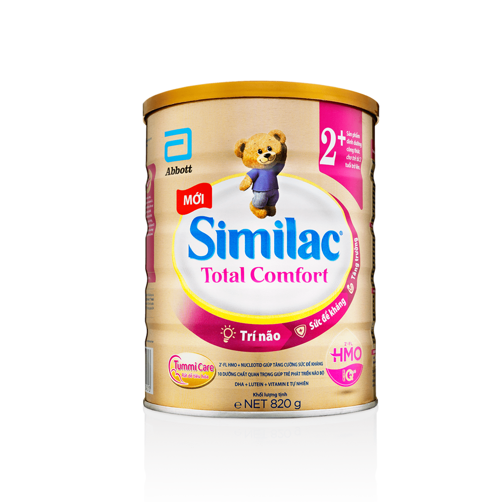  SIMILAC TOTAL COMFORT 2+ 820g : Sản phẩm dinh dưỡng công thức cho trẻ 2 tuổi trở lên 