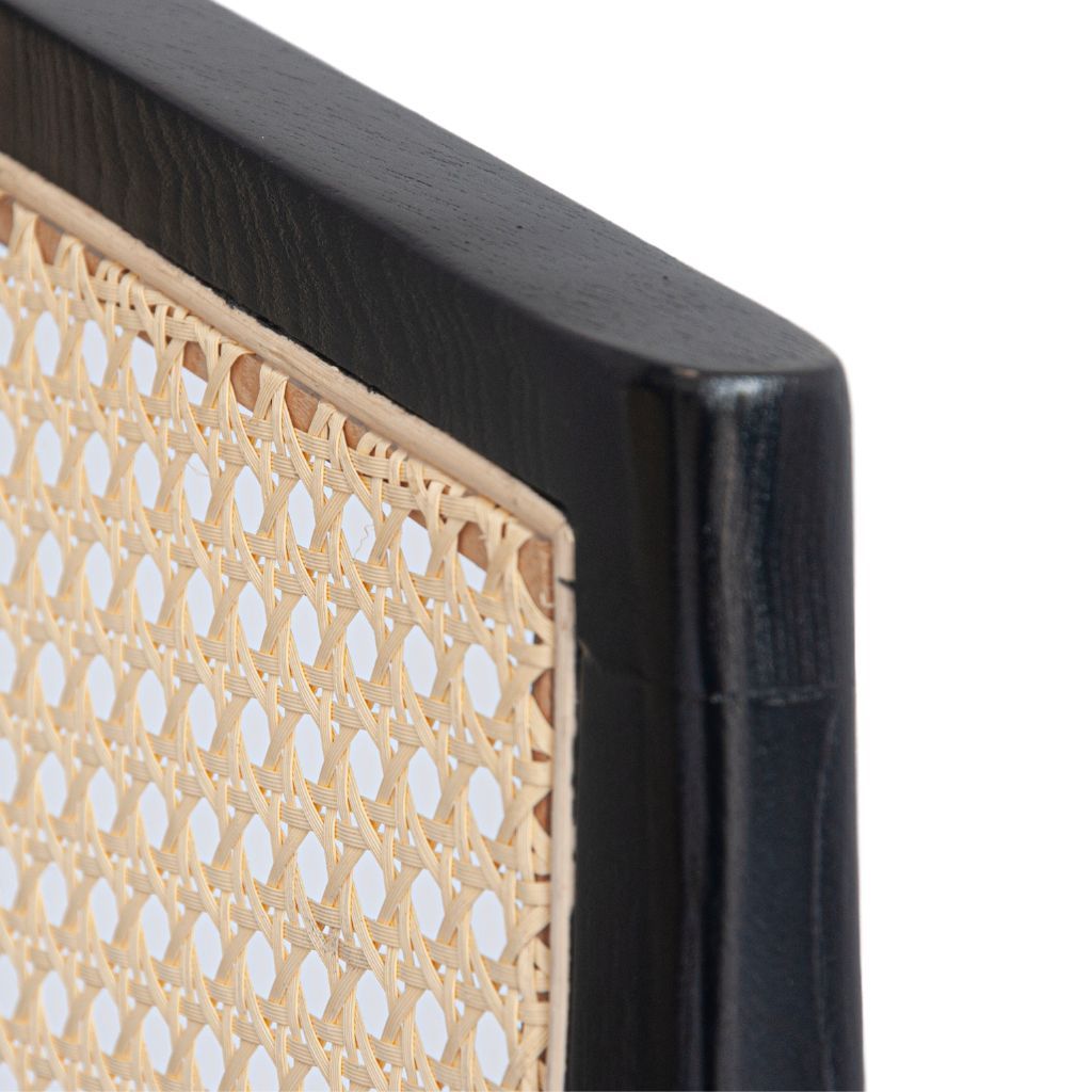 Sofa đơn gỗ nệm | HARVEY | Đen