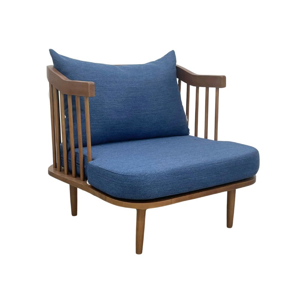 Sofa đơn gỗ nệm | FLY | Nâu