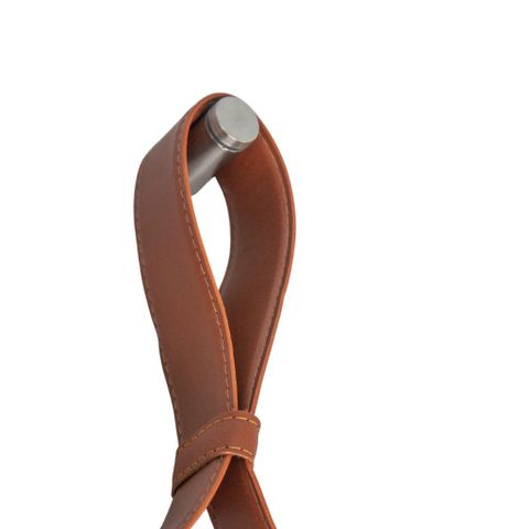  Gương tròn dây da | LEE | Nâu 