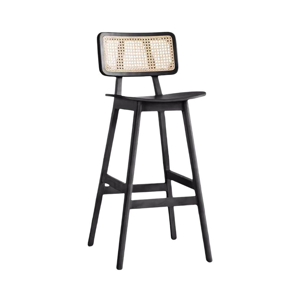 Ghế bar gỗ tựa mây | REED