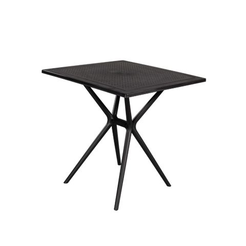  Bàn chữ nhật nhựa | DALE | Đen 