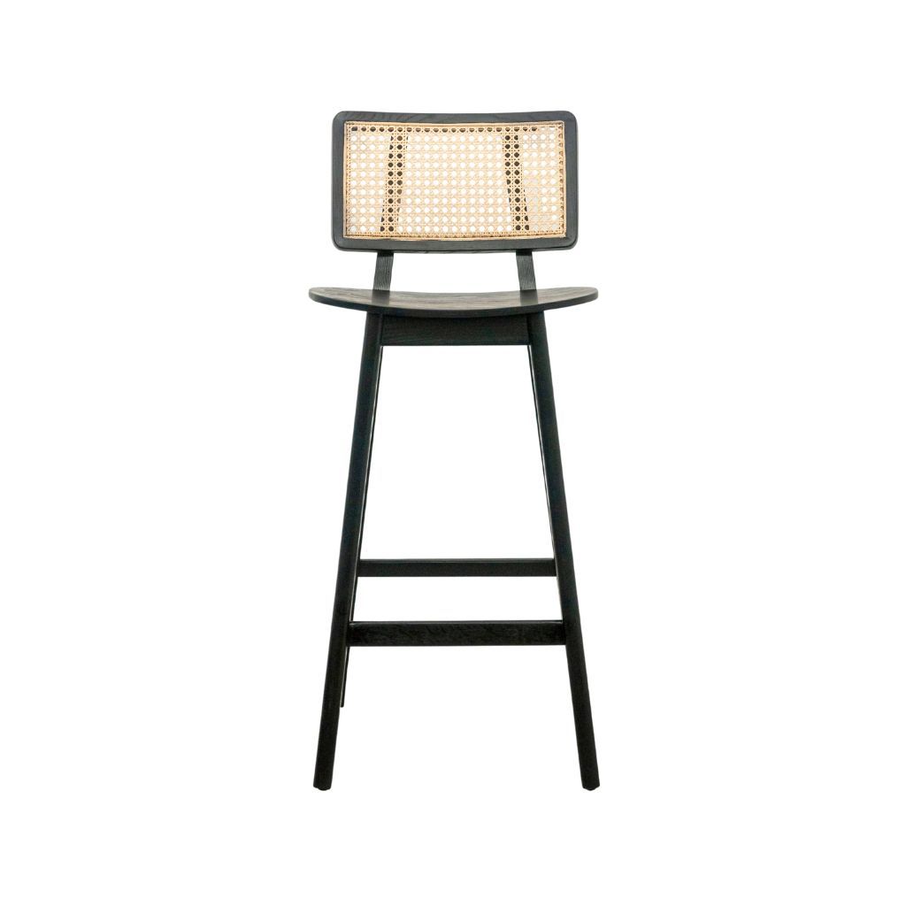 Ghế bar gỗ tựa mây | REED