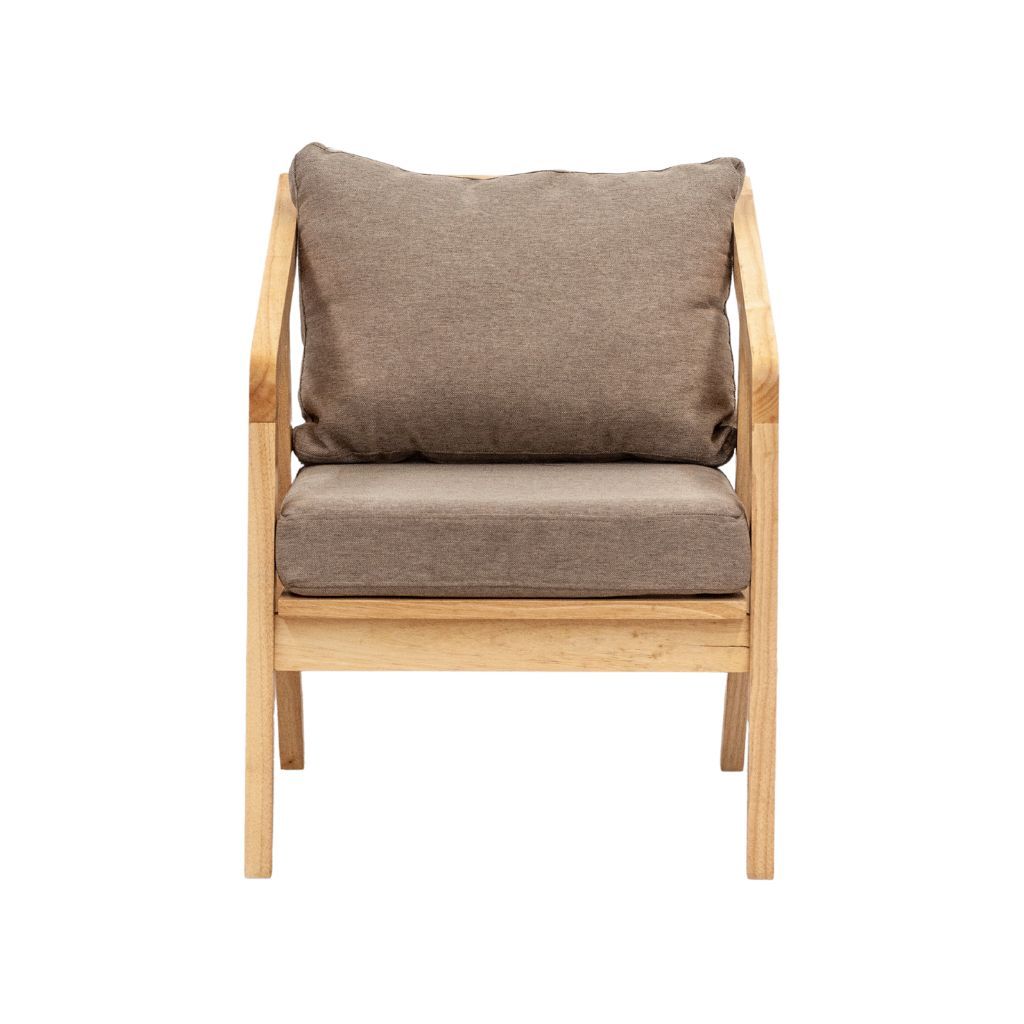 Sofa đơn gỗ nệm | NAKATA | Tự nhiên