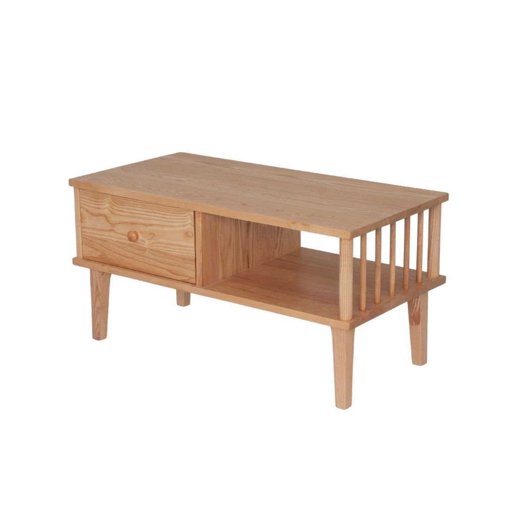 Bàn sofa chữ nhật gỗ | KINSLEY | Tự nhiên