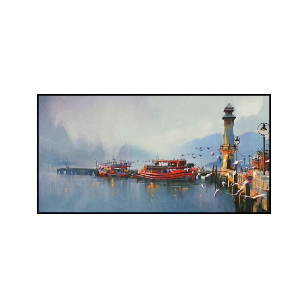 Tranh in | BẾN TÀU - BT001