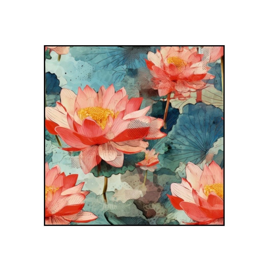 Tranh in | HOA SEN - HS002