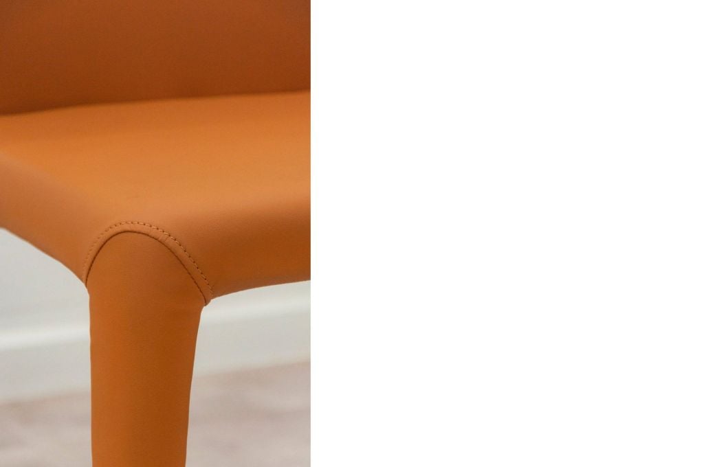 Ghế sắt bọc nệm | LEVI | Cam