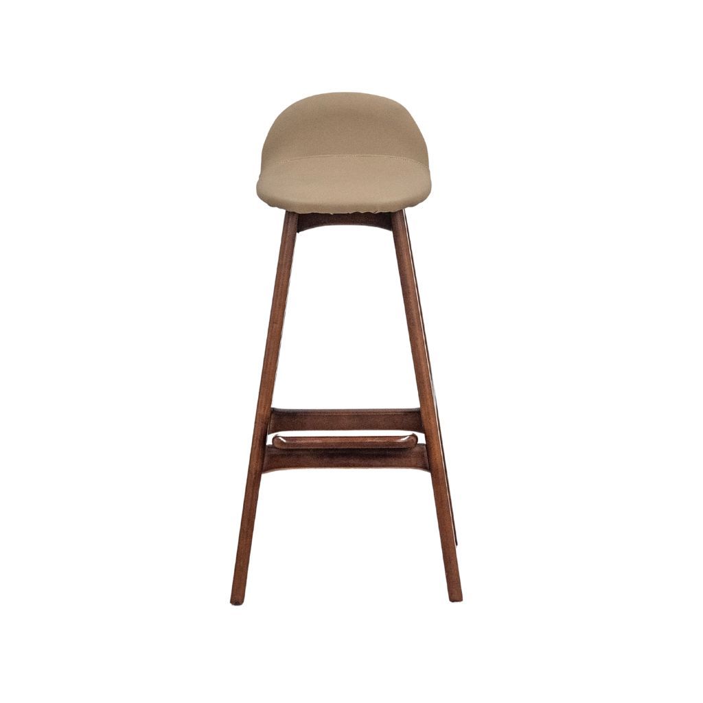 Ghế bar gỗ bọc nệm | WILDER | Nâu