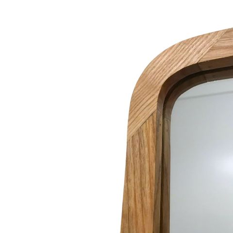  Gương chữ nhật viền gỗ | WENDY | Tự nhiên | Treo tường 