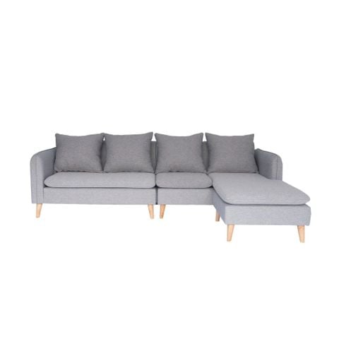  Sofa góc bọc nệm | ARCHER | Xám 
