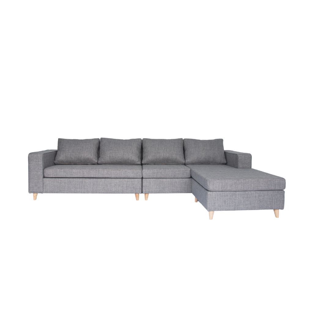 Sofa góc bọc nệm | BENNETT | Xám