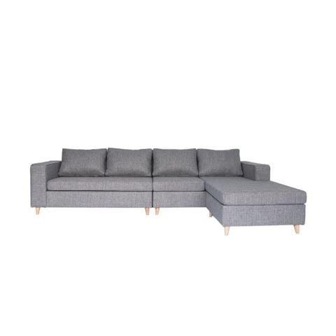  Sofa góc bọc nệm | BENNETT | Xám 