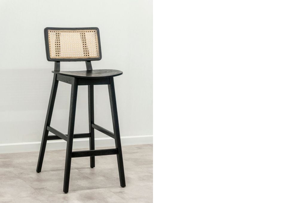 Ghế bar gỗ tựa mây | REED