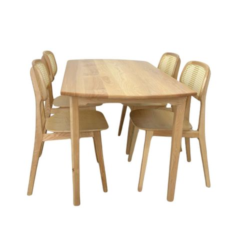  Bộ bàn ăn | GINNY -1M4 & 4 Ghế | VIRLE 