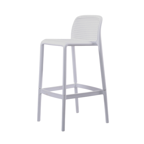  Ghế bar nhựa | CLAY | Trắng 