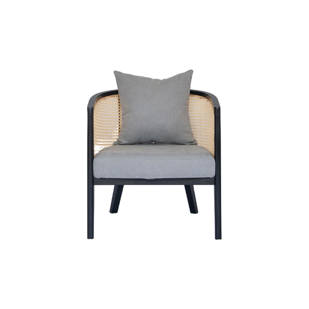 Bộ sofa gỗ nệm | HARVEY | Đen