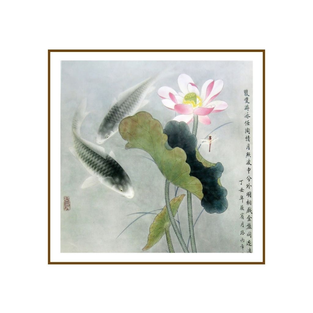 Tranh in | CÁ CHÉP - CA002