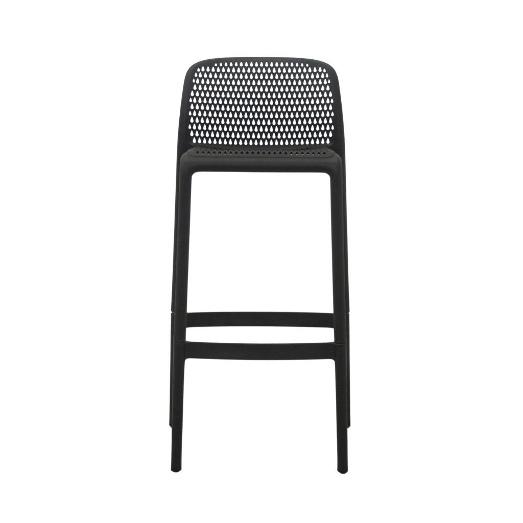 Ghế bar nhựa | CLAY | Đen