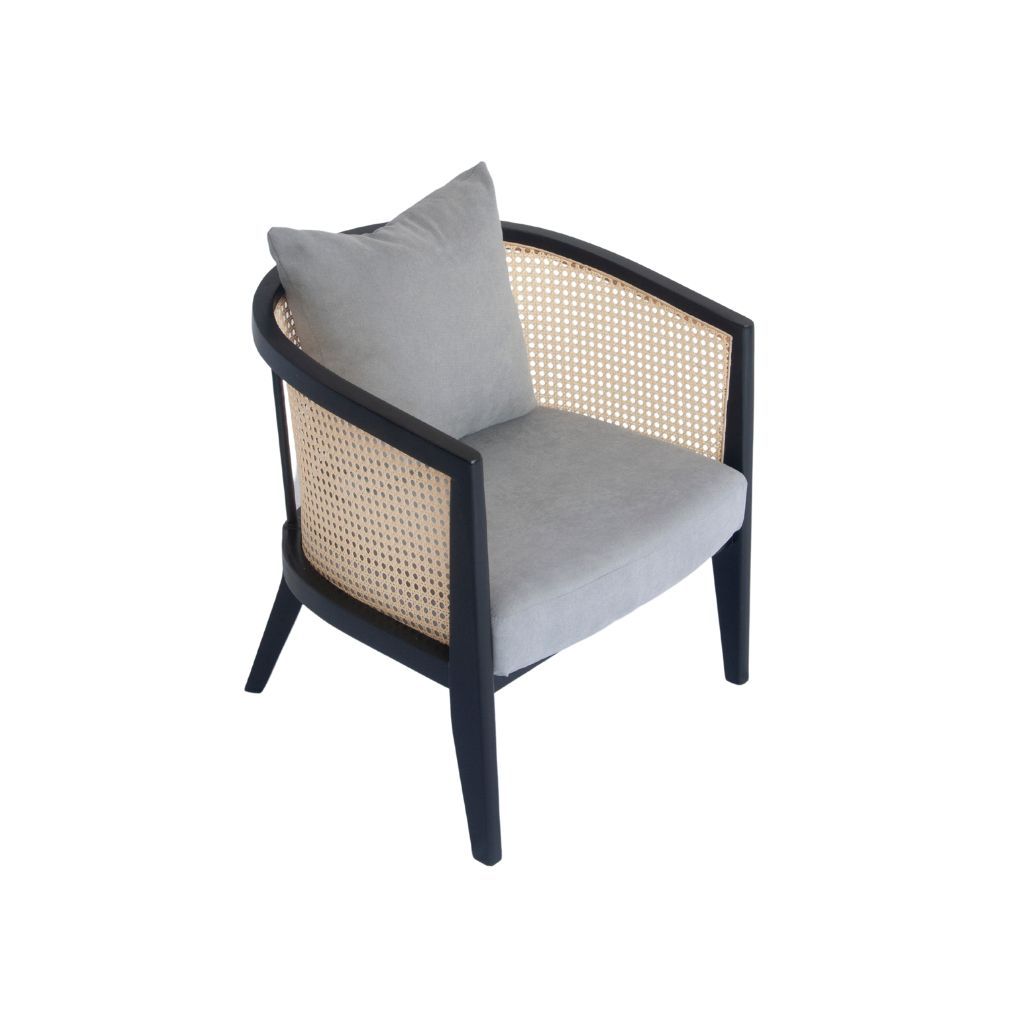 Bộ sofa gỗ nệm | HARVEY | Đen