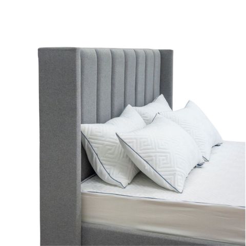  Giường bọc nệm | JULIAN | Xám 