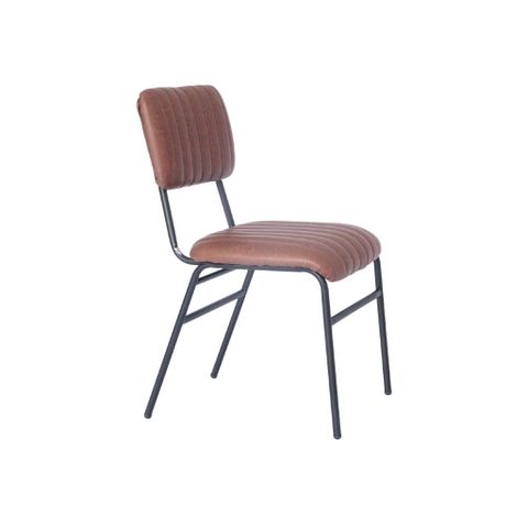  Ghế sắt bọc nệm | LOTTE | Nâu 