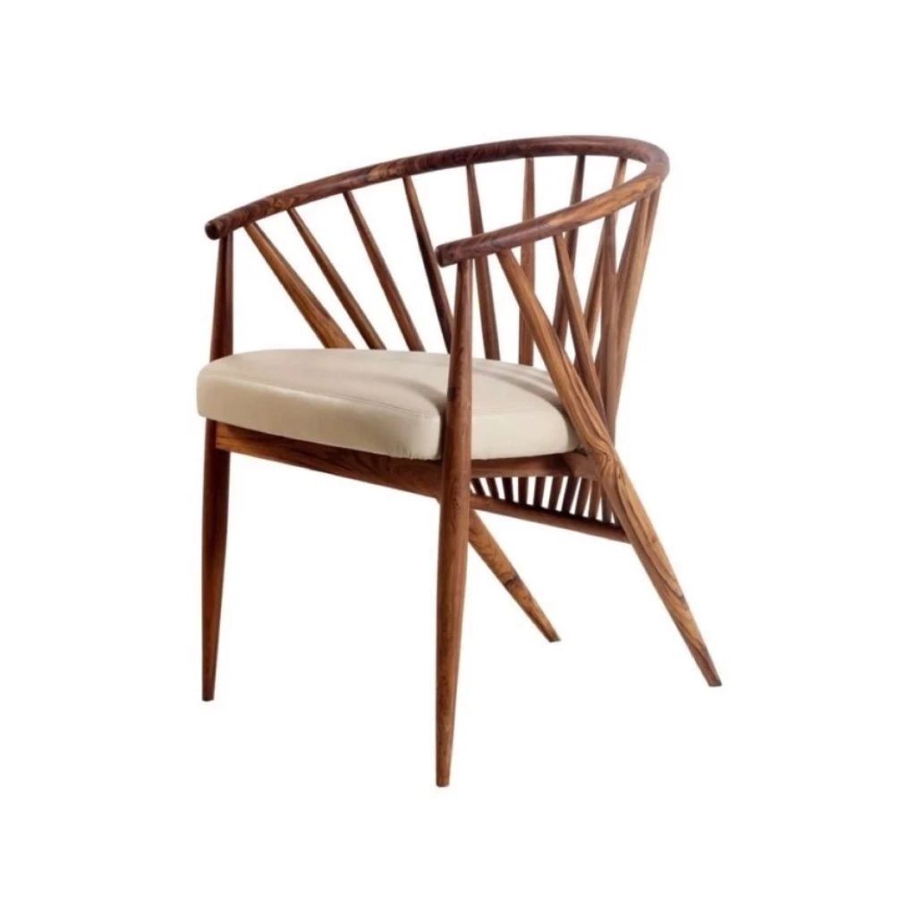 Ghế gỗ mặt nệm | GENNY | Nâu