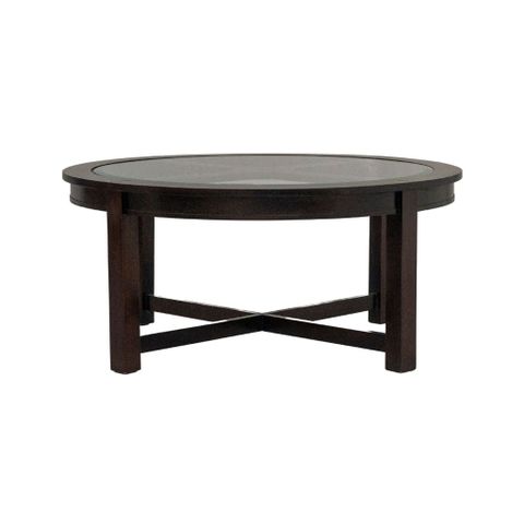  Bộ bàn trà gỗ kính 4 ghế | EVERLY | Đen 