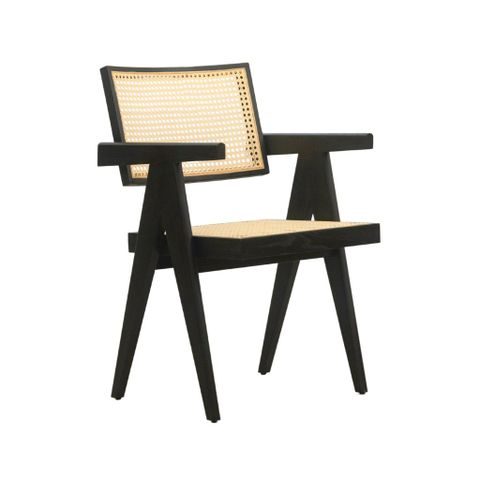  Ghế gỗ đan mây | VLEG | Có tay 