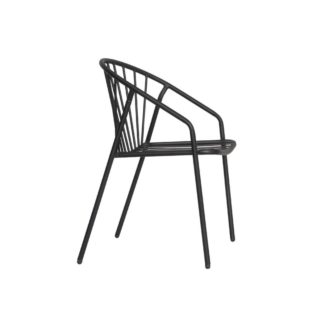 Ghế sắt | LA25 | Đen